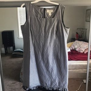 90 silk gingham dress